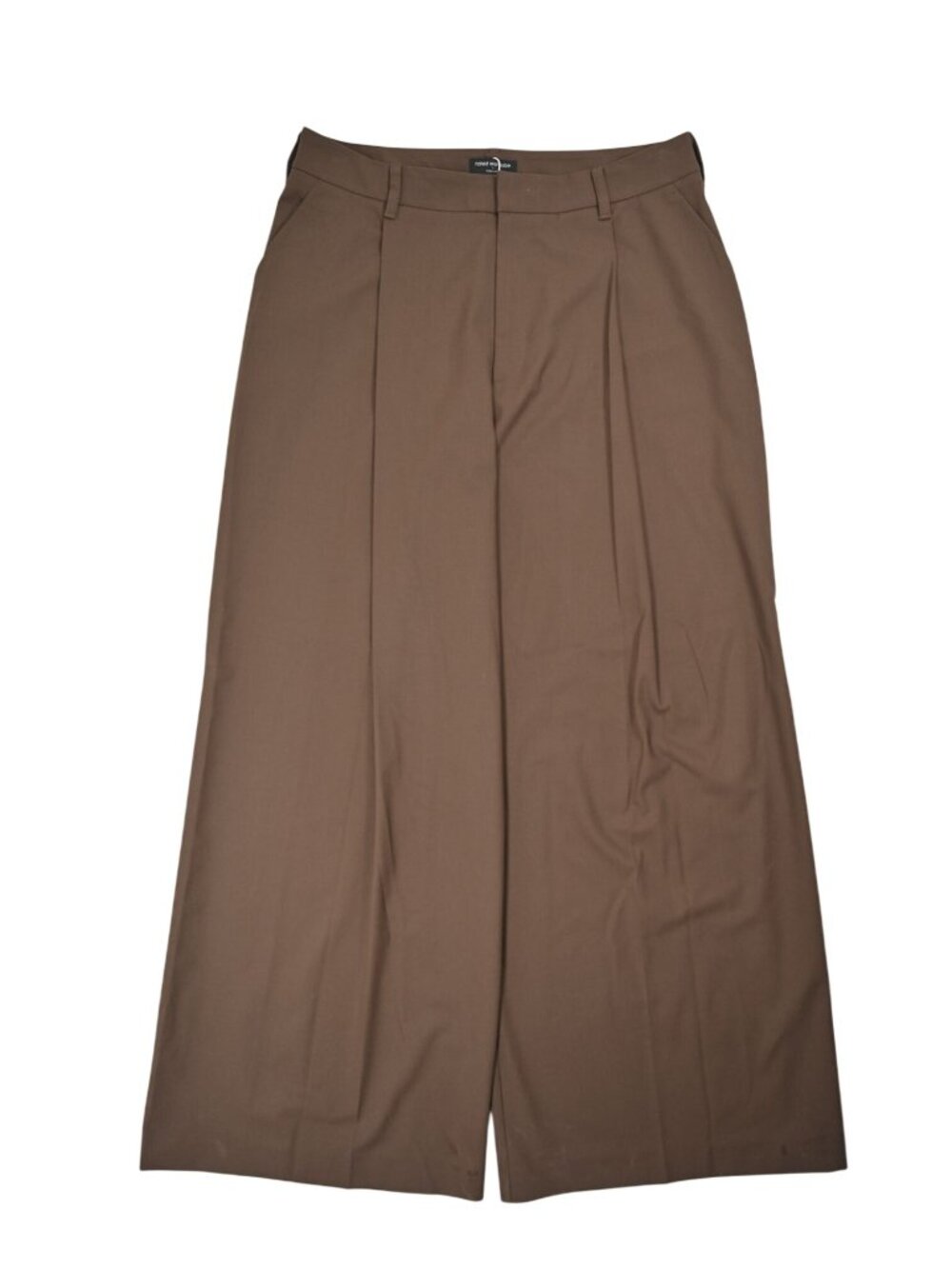 Naked Wardrobe Pleated Trousers in Brown